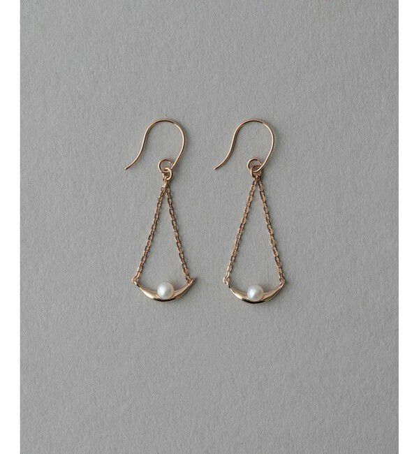 ete「パール ピアス」|ピアス|ピンクゴールド