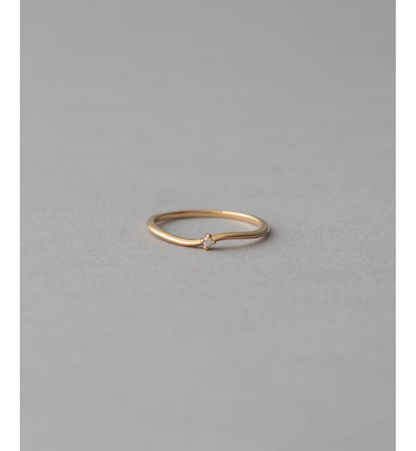 ete「[レイヤード] K18YG ダイヤモンド リング」|リング|イエローゴールド