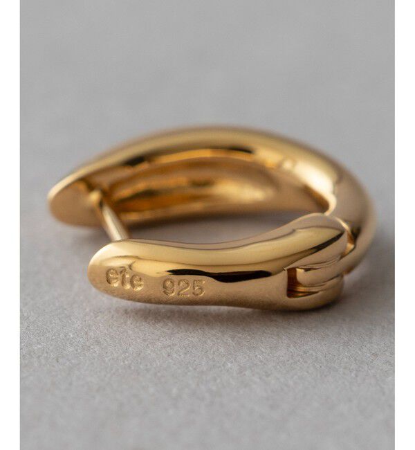 ete チャンキー ハグピアス イエローゴールド ete（エテ） ピアス チャンキー ハグピアス レディース : ZOZOTOWN