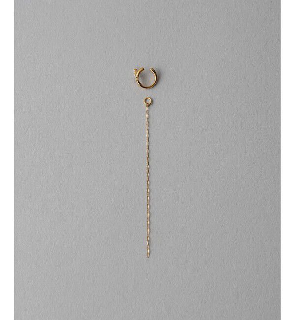 ete「チェーン ビジュー イヤリング」|イヤリング|