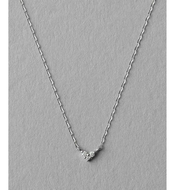 ete「[レイヤー] PT900/850 ダイヤモンド ネックレス」|ネックレス|プラチナム