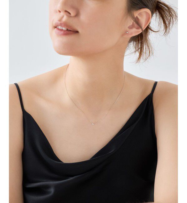 ete「[レイヤー] PT900/850 ダイヤモンド ネックレス」|ネックレス|