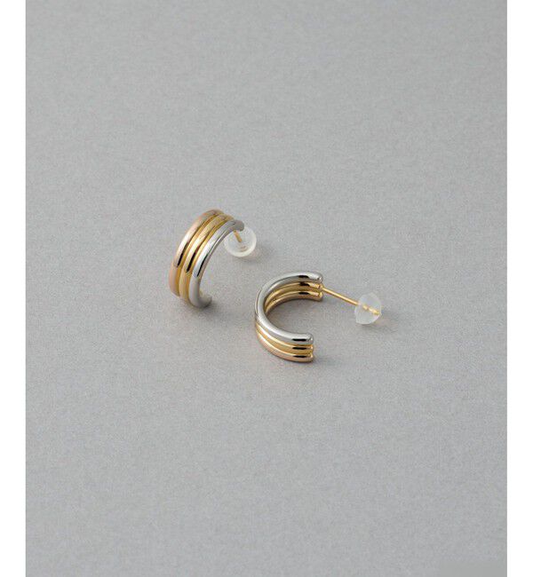 ete「[トリカラー] フープピアス」|ピアス|