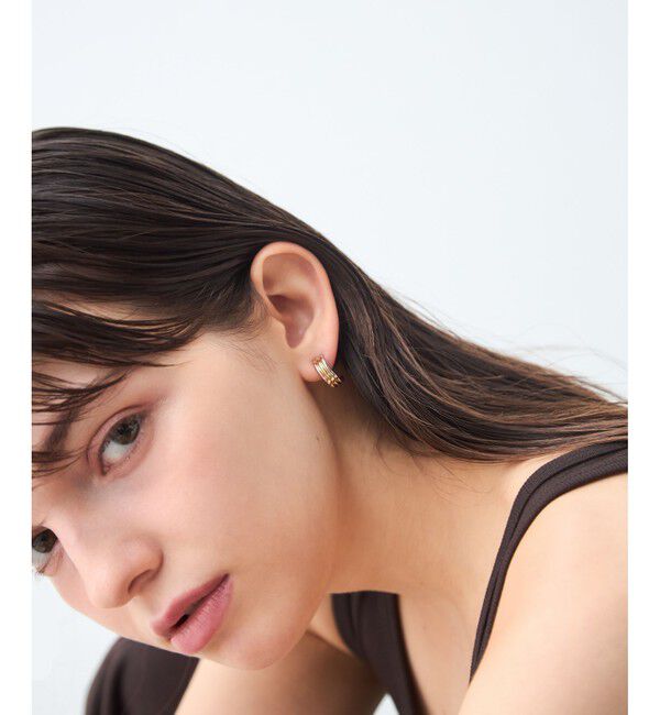 ete「[トリカラー] フープピアス」|ピアス|