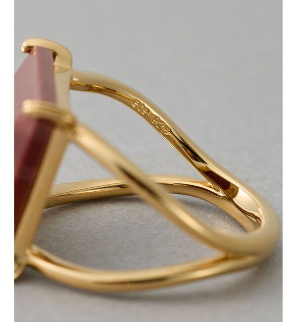 ete「[タイル] レッドジャスパー リング」|リング|