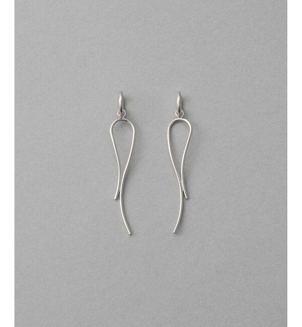 ete「カーヴィーライン イヤリング」|イヤリング|プラチナム