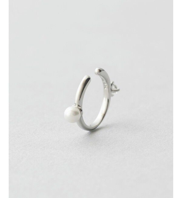 Jouete「ジルコニア&times;パール チュージング イヤーカフス」|イヤーカフ|