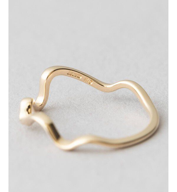 Jouete「K10YG ピンキーリング ワンストローク」|リング|