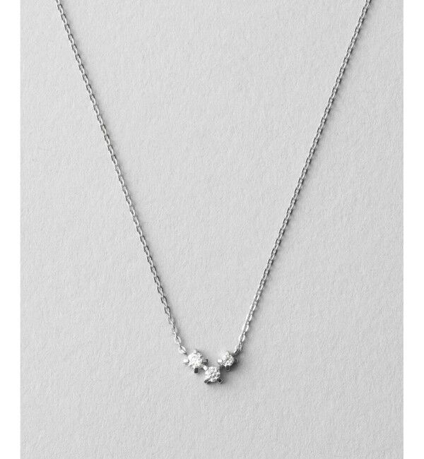 Jouete「[ミニマル] ネックレス ジルコニア」|ネックレス|プラチナム
