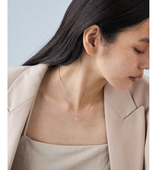 Jouete「[ミニマル] ネックレス ジルコニア」|ネックレス|