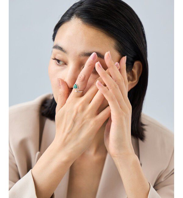 Jouete「[フォークリング] マラカイト&times;ジルコニア」|リング|