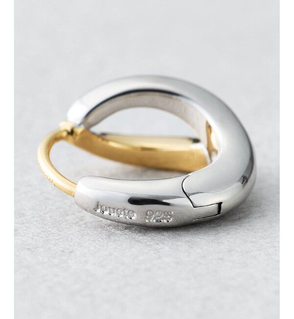 Jouete「[スナップピアス] ダブルライン コンビカラー」|ピアス|