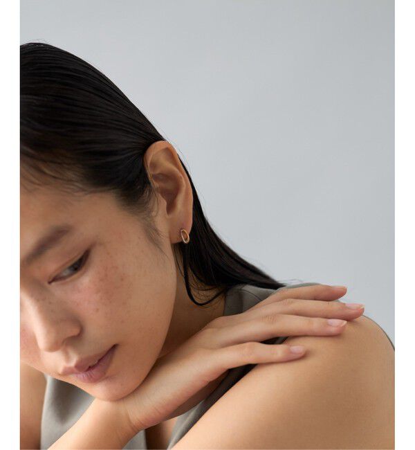 Jouete「[スナップピアス] ダブルライン コンビカラー」|ピアス|