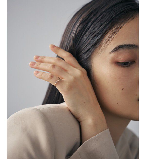 Jouete「K10YG ピンキーリング ホースシュー」|リング|