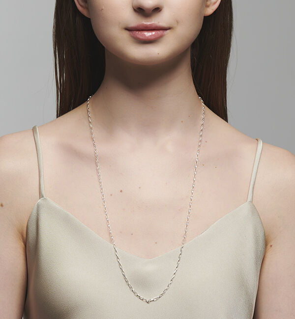 NOJESS「シルバーチェーンネックレス(70cm)」|ネックレス|