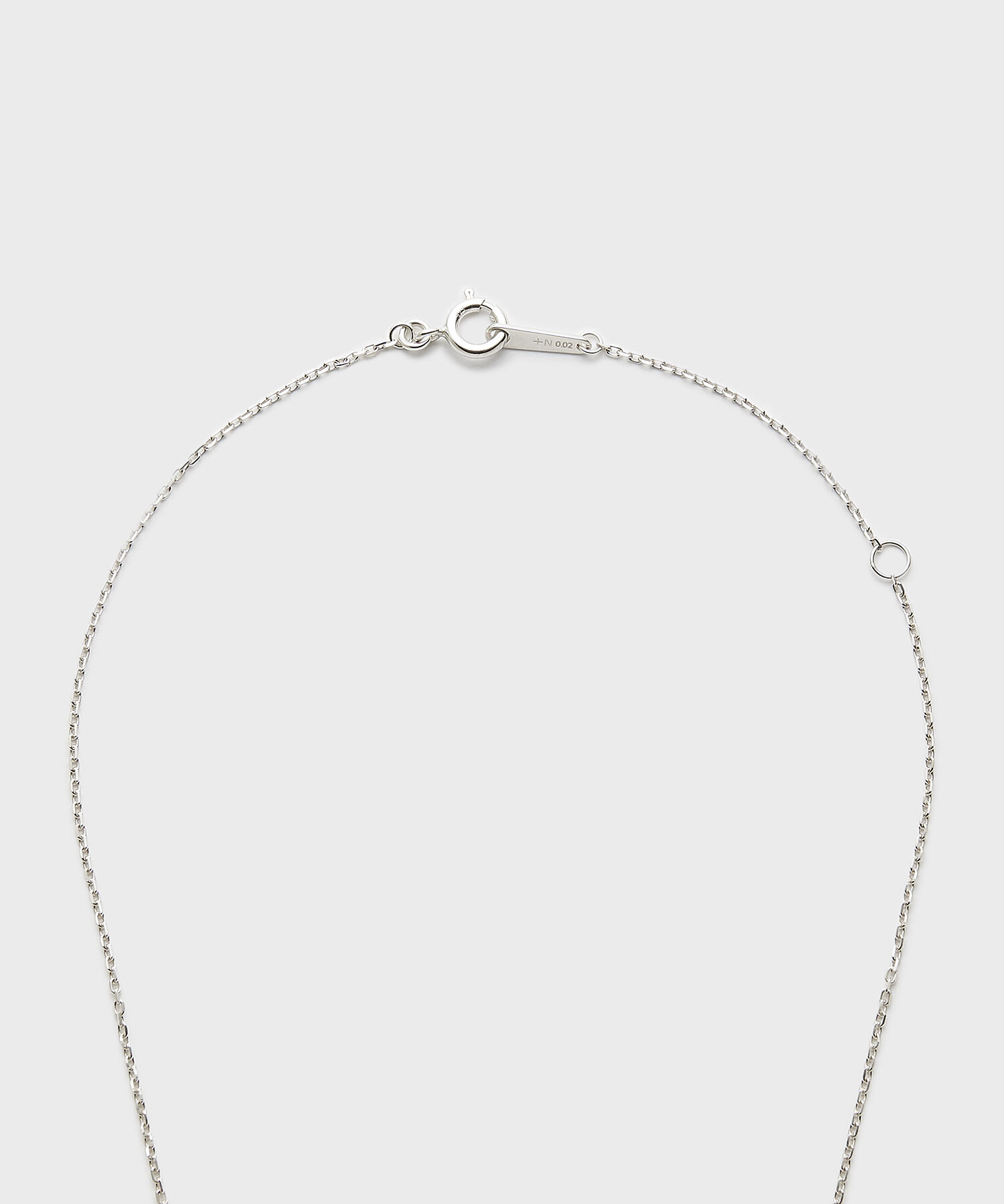 NOJESS「シルバーダイヤモンドネックレス」|ネックレス|