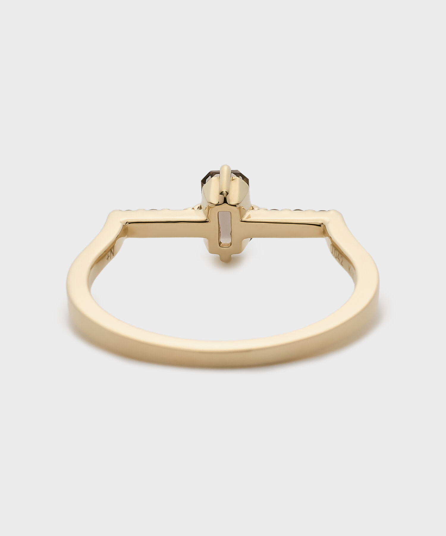 NOJESS「K10クォーツ／ブラックダイヤモンドリング」|リング|