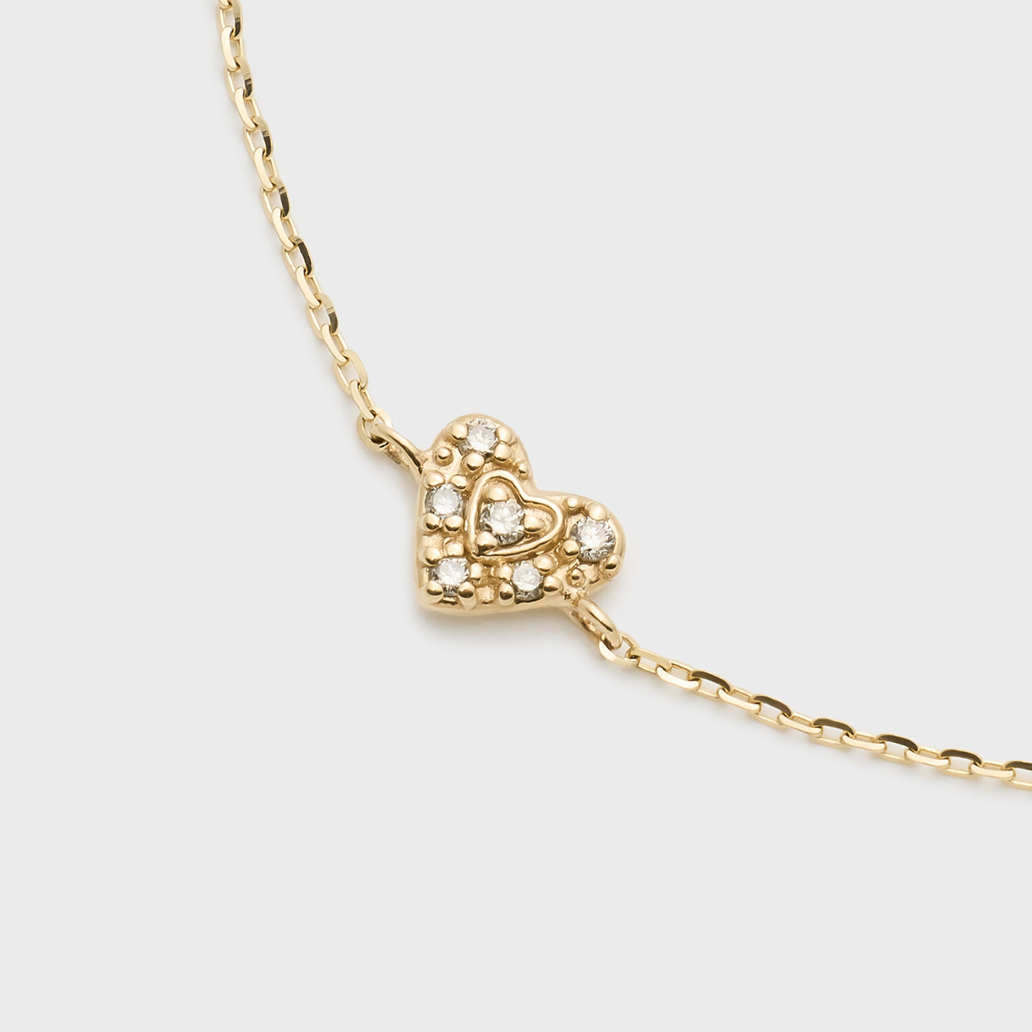 NOJESS「【Tiny Motif】K10ダイヤモンドブレスレット(0.03ct)」|ブレスレット・バングル|