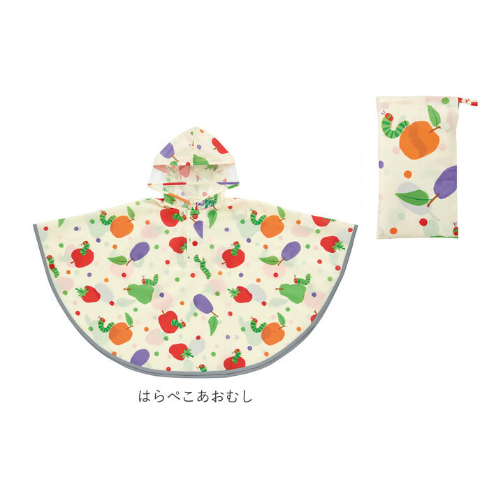 BACKYARD FAMILY「こども レイン ポンチョ 通販 キッズ こども用 子供用 身長 80～100cm 収納袋付き」|その他ベビー用品|