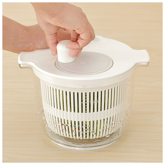 BACKYARD FAMILY「リベラリスタ サラダスピナー LIBERALISTA 通販 サラダ 水切り 野菜水切り器」|食器・キッチングッズ|