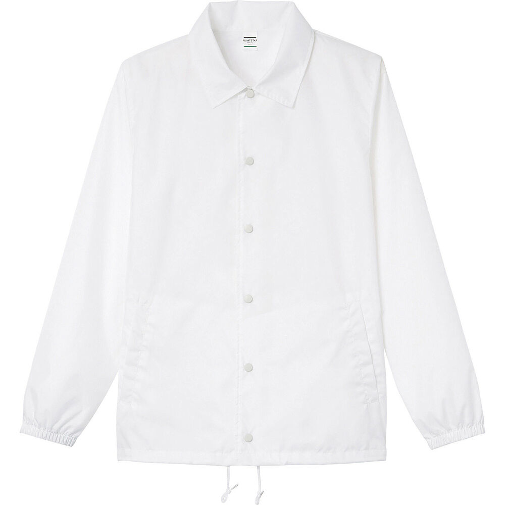 BACKYARD FAMILY「コーチジャケット メンズ 通販 レディース あたたかい 裏トリコット 保湿性 ジャケット」|ブルゾン・スタジャン|ホワイト1