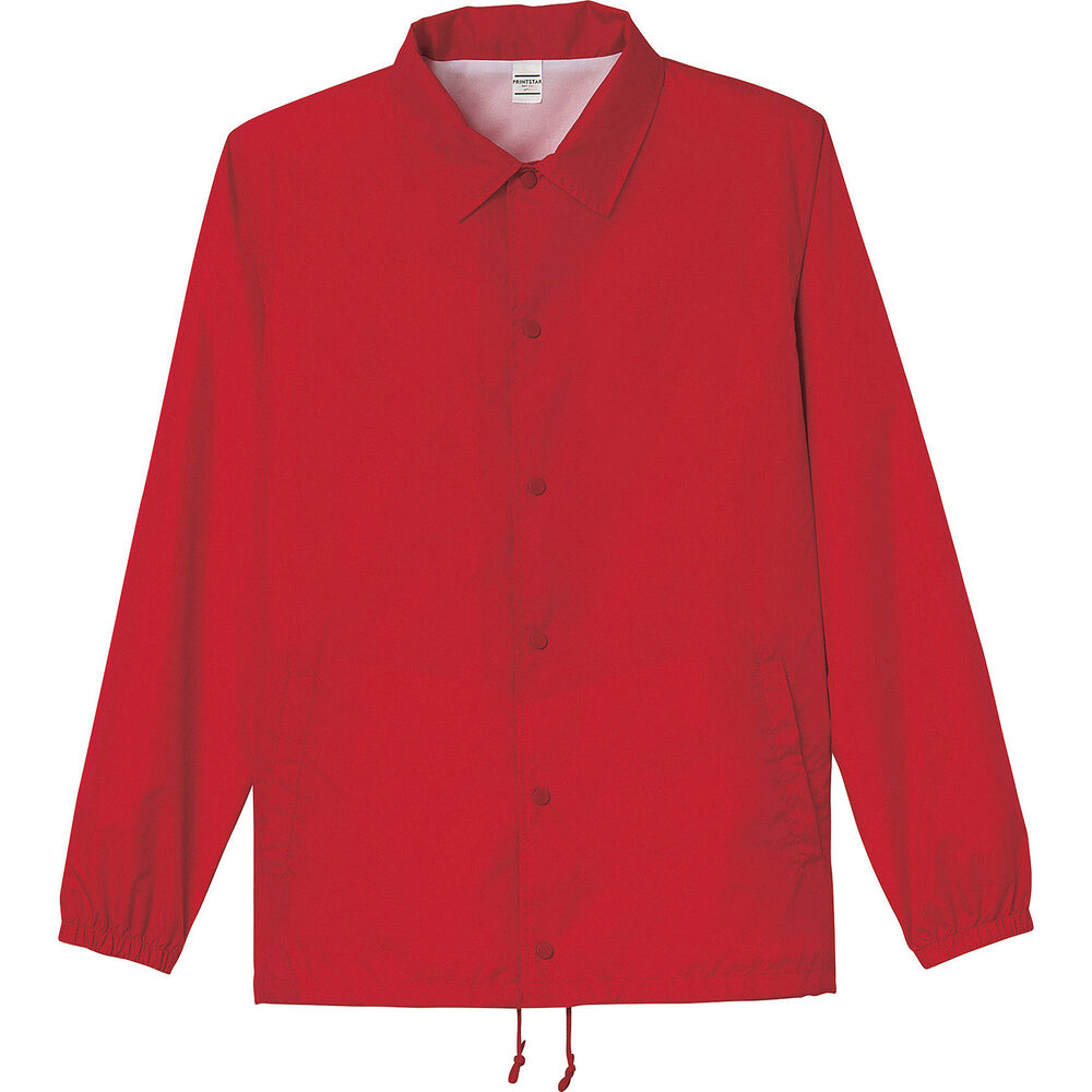 BACKYARD FAMILY「コーチジャケット メンズ 通販 レディース あたたかい 裏トリコット 保湿性 ジャケット」|ブルゾン・スタジャン|レッド1