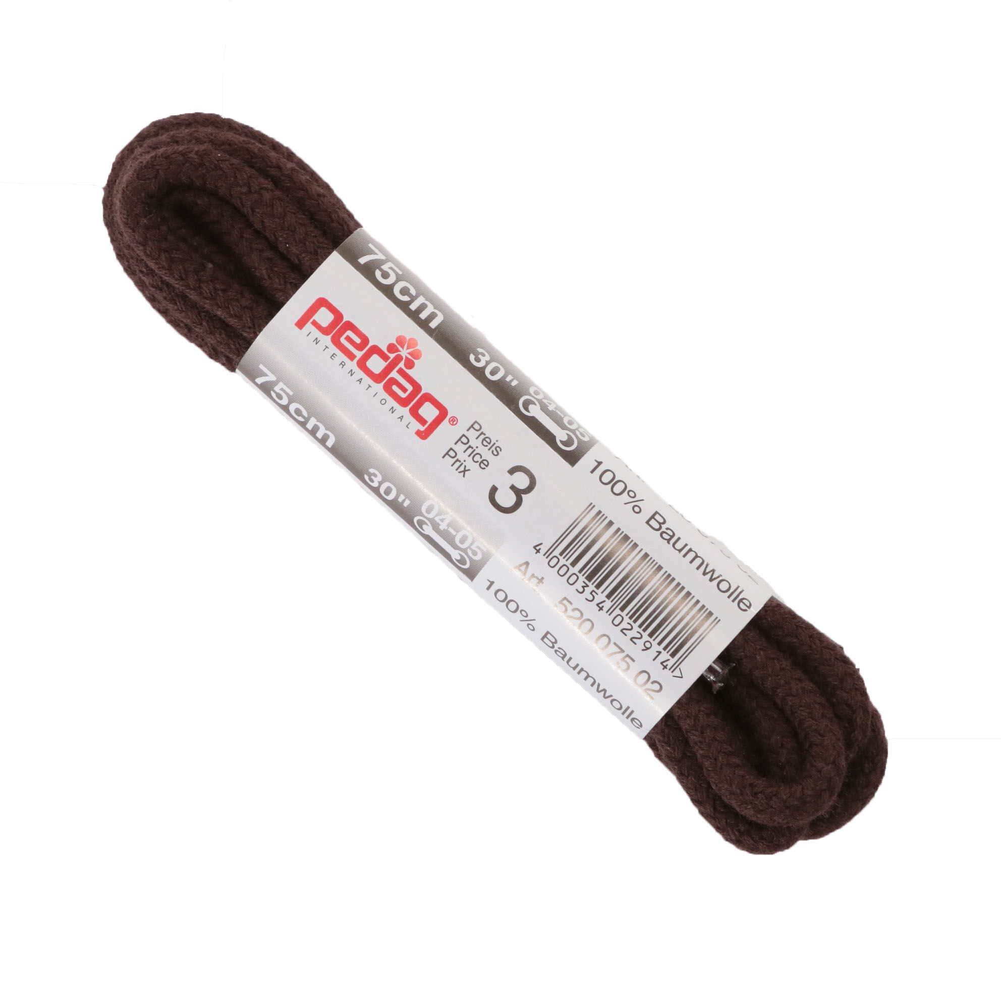 BACKYARD FAMILY「靴ひも ペダック pedag 靴紐 丸紐 art5520 ドイツ製 定番 4mm」|その他|ブラウン1