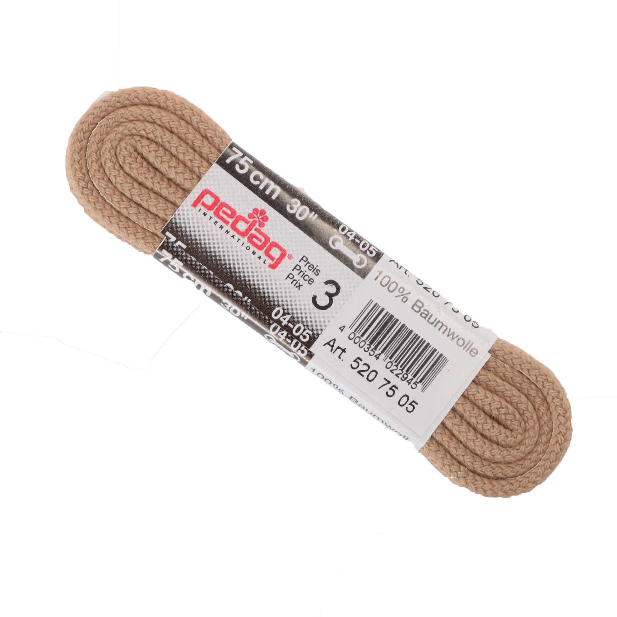 BACKYARD FAMILY「靴ひも ペダック pedag 靴紐 丸紐 art5520 ドイツ製 定番 4mm」|その他|ベージュ4