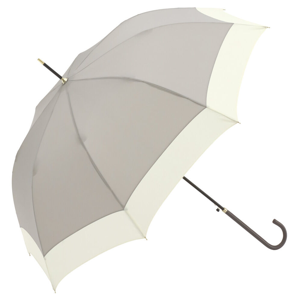 BACKYARD FAMILY「ビコーズ 傘 because 通販 雨傘 長傘 晴雨兼用傘 ジャンプ傘 晴雨兼用 UVカット」|傘|グレー1