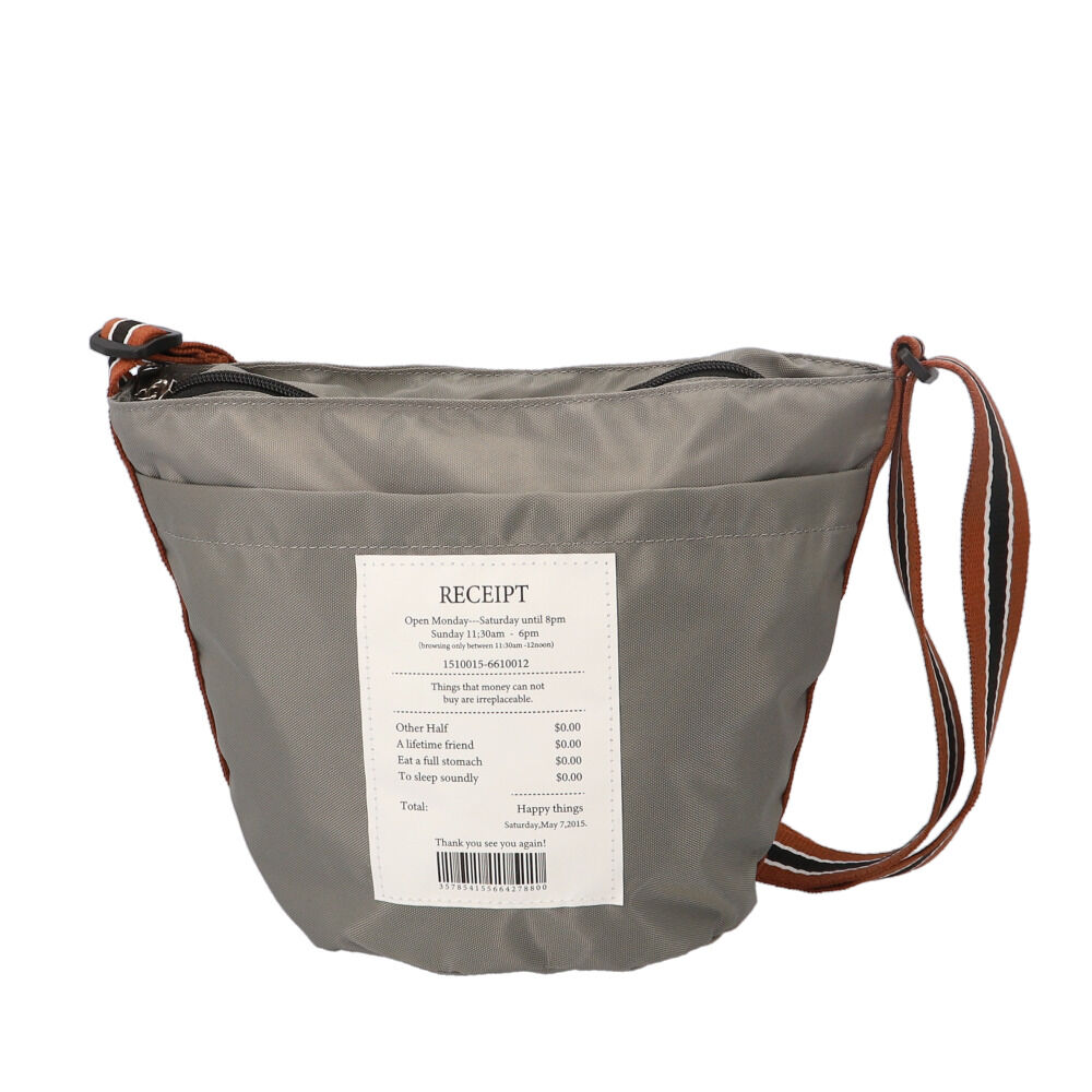 BACKYARD FAMILY「ショルダーバッグ レディース 通販 ラインベルトショルダー ショルダーバック 斜めがけバッグ」|ショルダー・メッセンジャー|グレー1