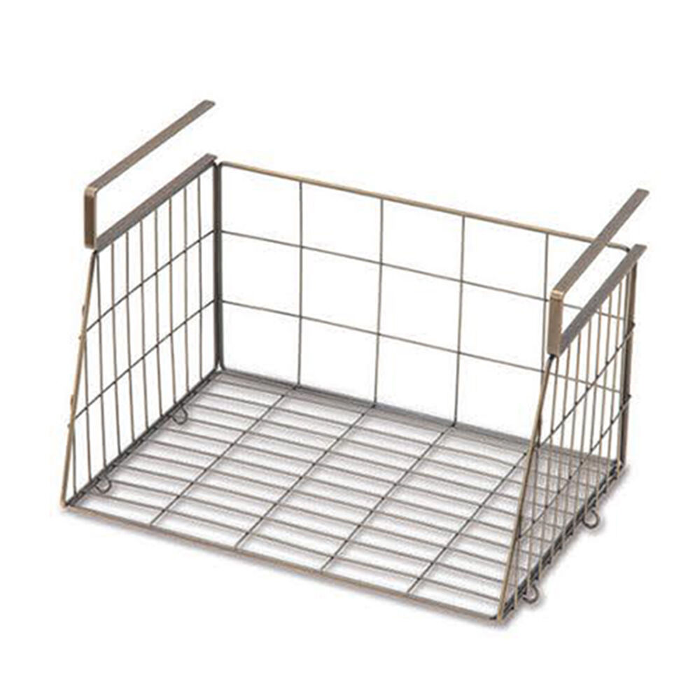 BACKYARD FAMILY「吊り戸棚 ラック 洗面所 通販 戸棚下収納 吊り下げ 収納ラック 戸棚下」|その他|ゴールド1