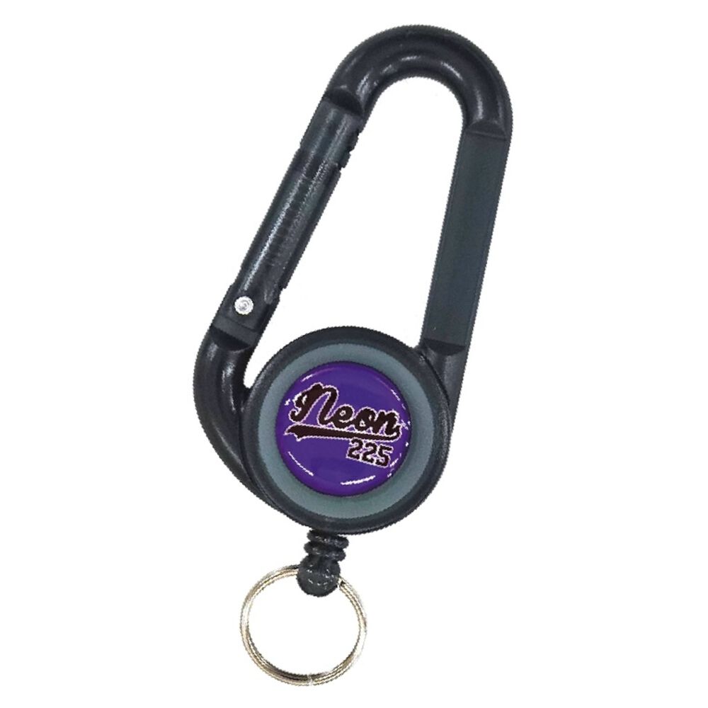 BACKYARD FAMILY「カラビナ キーホルダー リール 通販 リール付き カラビナリール 男の子 女の子 キッズ 子ども」|チャーム・キーホルダー|ブラック4