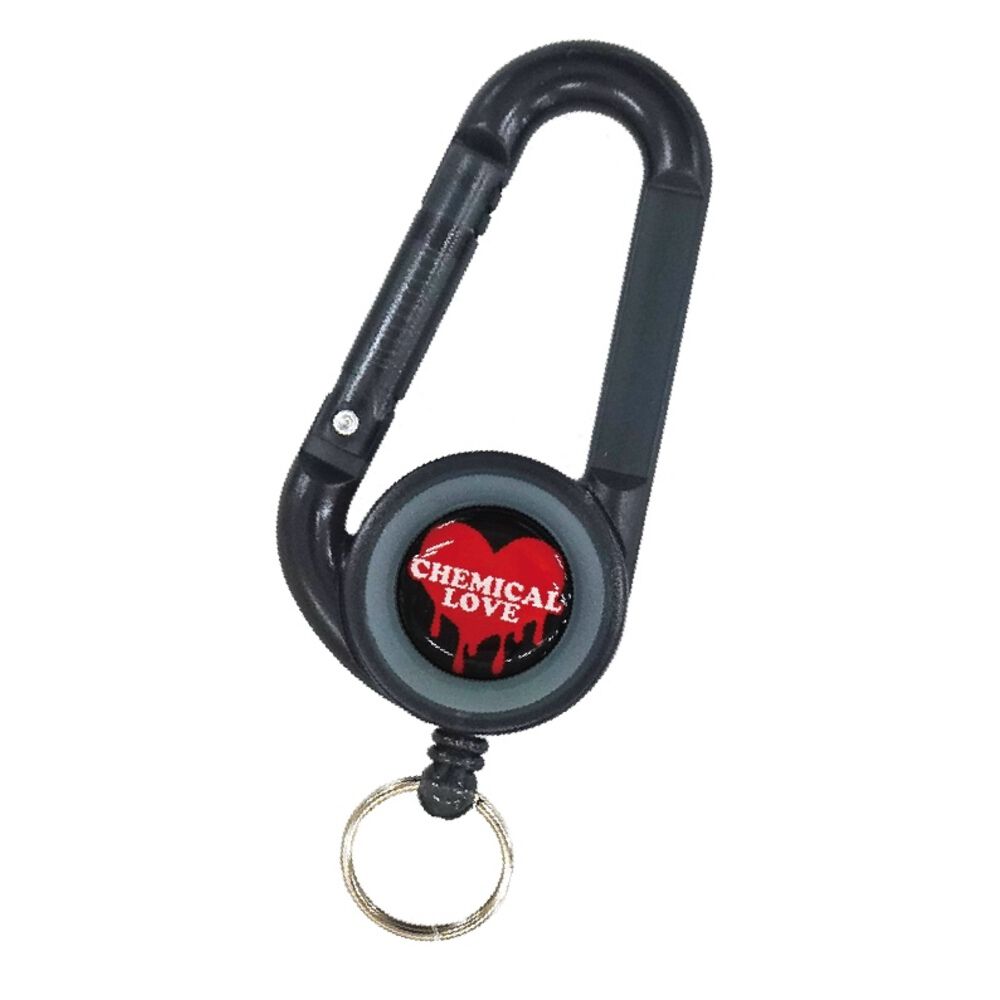 BACKYARD FAMILY「カラビナ キーホルダー リール 通販 リール付き カラビナリール 男の子 女の子 キッズ 子ども」|チャーム・キーホルダー|ブラック6