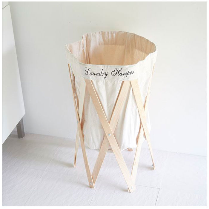 BACKYARD FAMILY「洗濯かご おしゃれ 楽天 洗濯カゴ ランドリーハンパー En Fance EF-LH01」|その他|