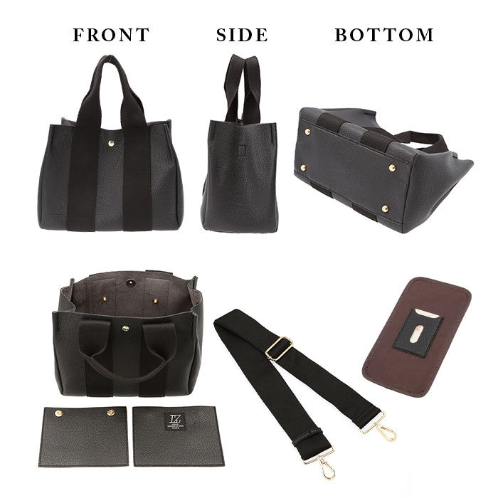 BACKYARD FAMILY「LIZDAYS リズデイズ トートバッグ lz-51302 通販 小さめ 通勤 通学」|トートバッグ|