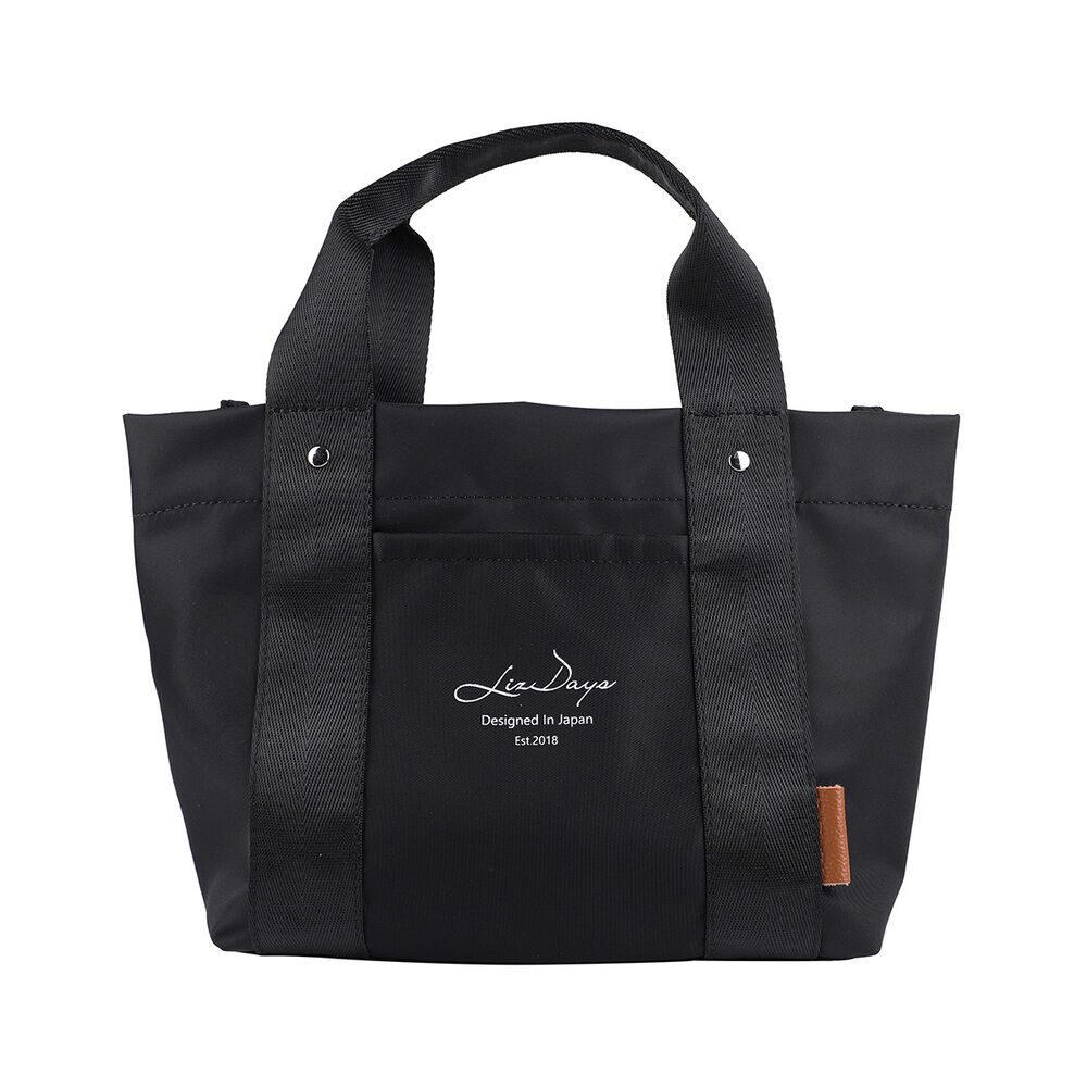 BACKYARD FAMILY「LIZDAYS リズデイズ トートバッグ ナイロン ミニ 通販 ママバッグ ママバック」|トートバッグ|ブラック1
