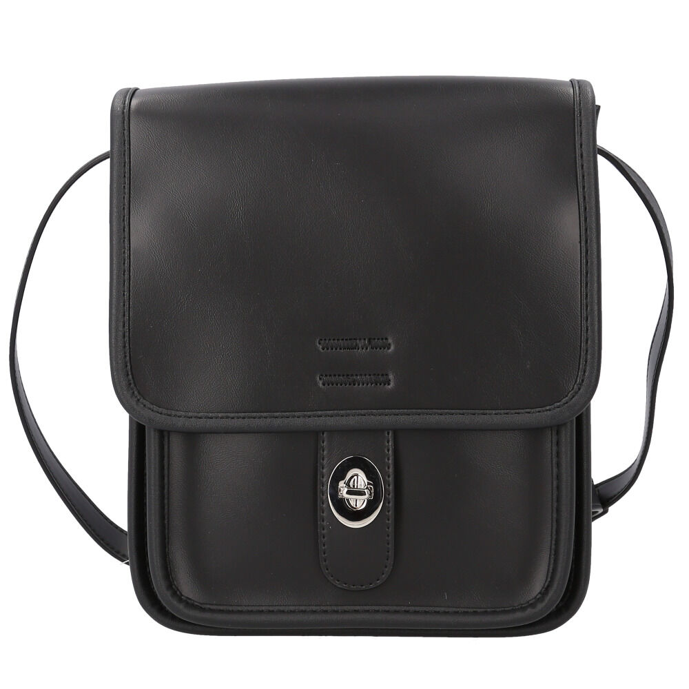 BACKYARD FAMILY「Rename リネーム フロントバックル ショルダーバッグ 通販 ショルダーバック ミニショルダー」|ショルダー・メッセンジャー|ブラック1