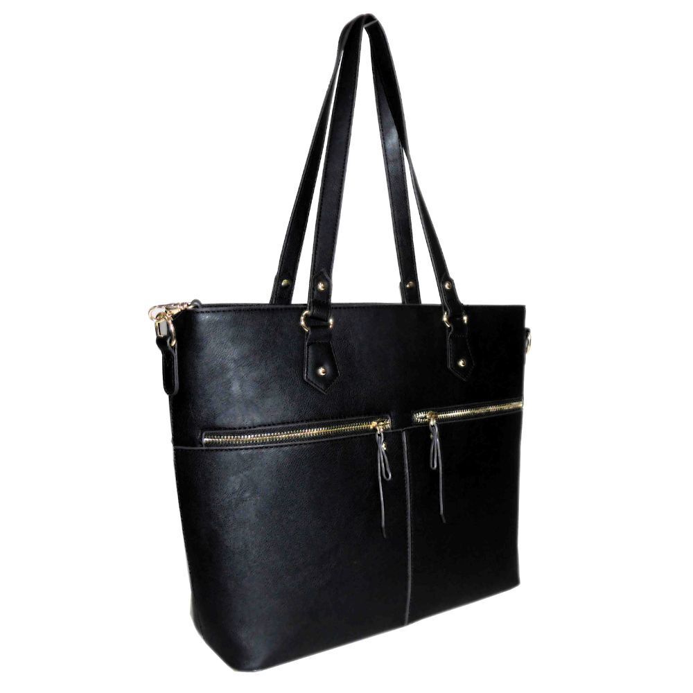 BACKYARD FAMILY「トートバッグ レディース きれいめ a4 好評 トート バッグ トートバック 通勤 ビジネス」|トートバッグ|ブラック1