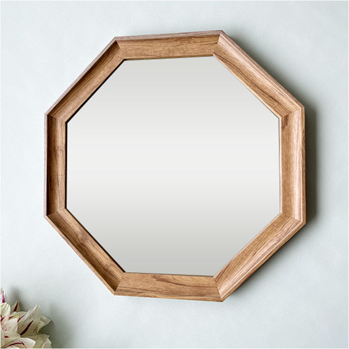 BACKYARD FAMILY「ウォールミラー おしゃれ 通販 八角形 鏡 ミラー 壁掛け 壁掛けミラー 洗面鏡 玄関 洗面台」|その他|