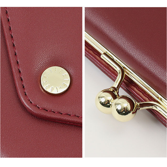 Legato Largo「Legato Largo 財布 LJ-F3352 通販 レガートラルゴ 二つ折り財布 がま口財布」|財布|