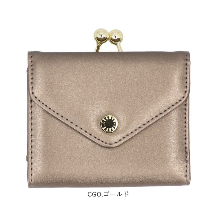 Legato Largo「Legato Largo 財布 LJ-F3352 通販 レガートラルゴ 二つ折り財布 がま口財布」|財布|