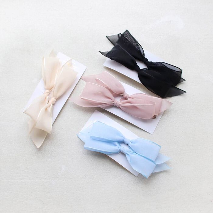 BACKYARD FAMILY「ヘアクリップ キッズ 2個セット 通販 ヘア クリップ 68412302 モーニングリボンクリップ」|その他|