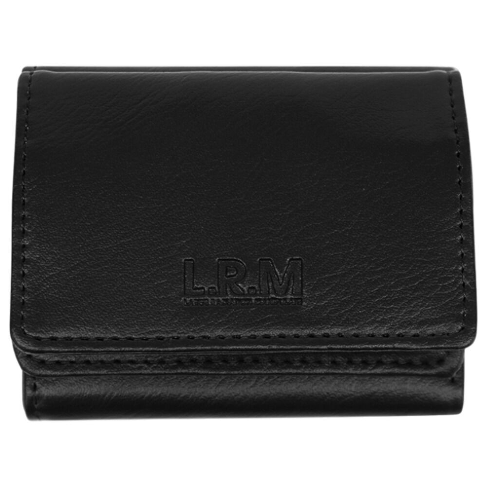 BACKYARD FAMILY「L.R.M 財布 三つ折り 通販 三つ折り財布 ミニ財布 コンパクト財布 メンズ さいふ サイフ」|財布|ブラック1