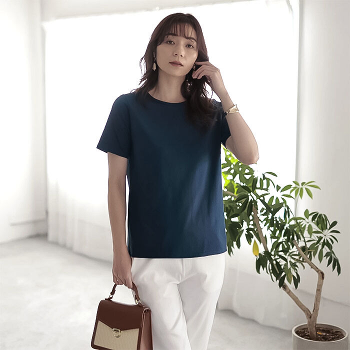 BACKYARD FAMILY「Tシャツ レディ－ス 半袖 接触冷感 通販 レディ－スTシャツ 半袖シャツ tシャツ」|Tシャツ・カットソー|