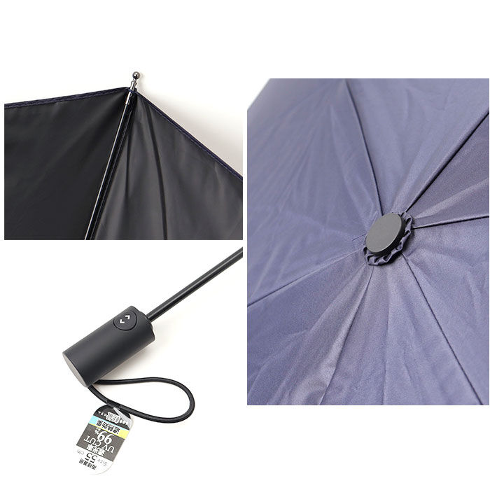 BACKYARD FAMILY「晴雨兼用折りたたみ傘 自動開閉 メンズ 55cm 通販 折り畳み傘 自動開閉折りたたみ傘」|傘|