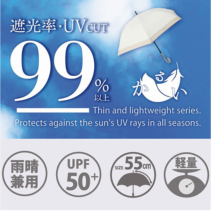 BACKYARD FAMILY「晴雨兼用折りたたみ傘 自動開閉 メンズ 55cm 通販 折り畳み傘 自動開閉折りたたみ傘」|傘|