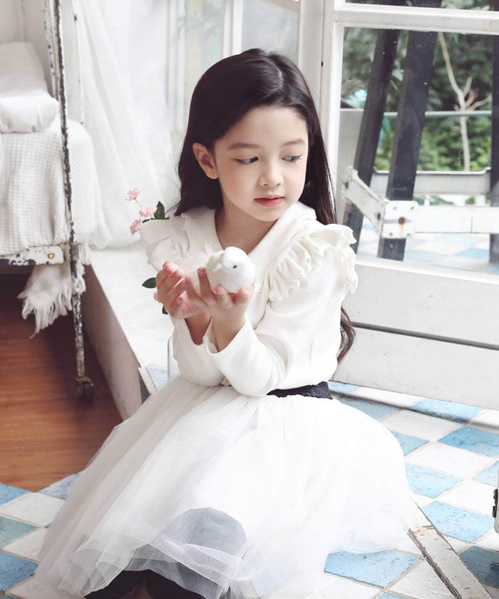 BACKYARD FAMILY「襟付き カットソー 長袖 キッズ 通販 トップス Tシャツ 女の子 襟あり フリル 子供 こども」|その他|