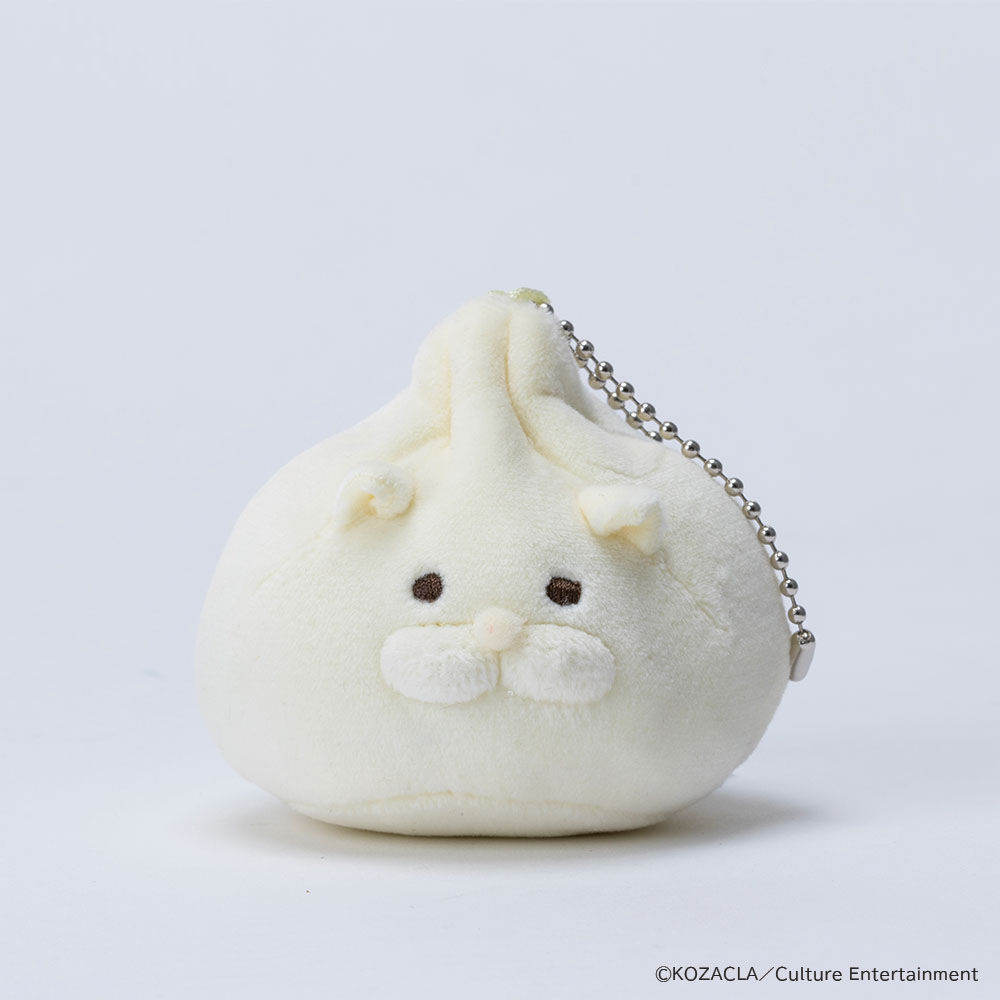 BACKYARD FAMILY「NEKONOBA 通販 小籠包ネコ ぬいぐるみキーホルダー NEKONOBAグッズ キーホルダー」|チャーム・キーホルダー|その他1