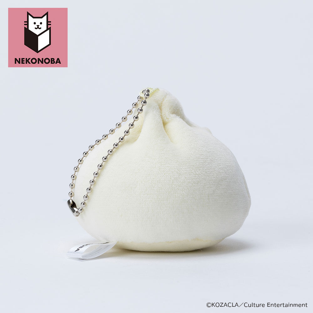 BACKYARD FAMILY「NEKONOBA 通販 小籠包ネコ ぬいぐるみキーホルダー NEKONOBAグッズ キーホルダー」|チャーム・キーホルダー|