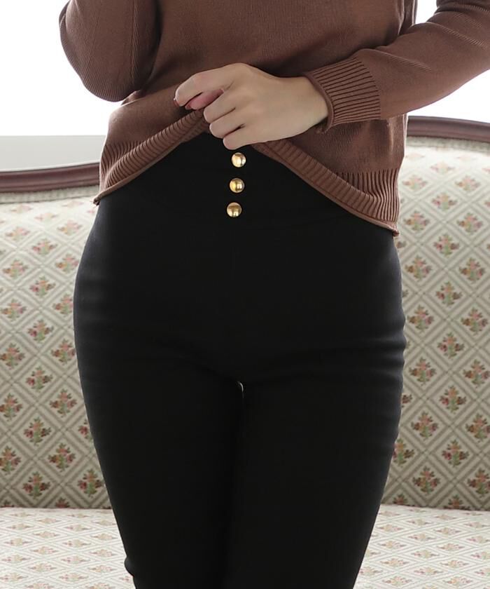 BACKYARD FAMILY「スキニーパンツ レディース 通販 Diamond Hearts ダイヤモンドハーツ 裏起毛」|その他|